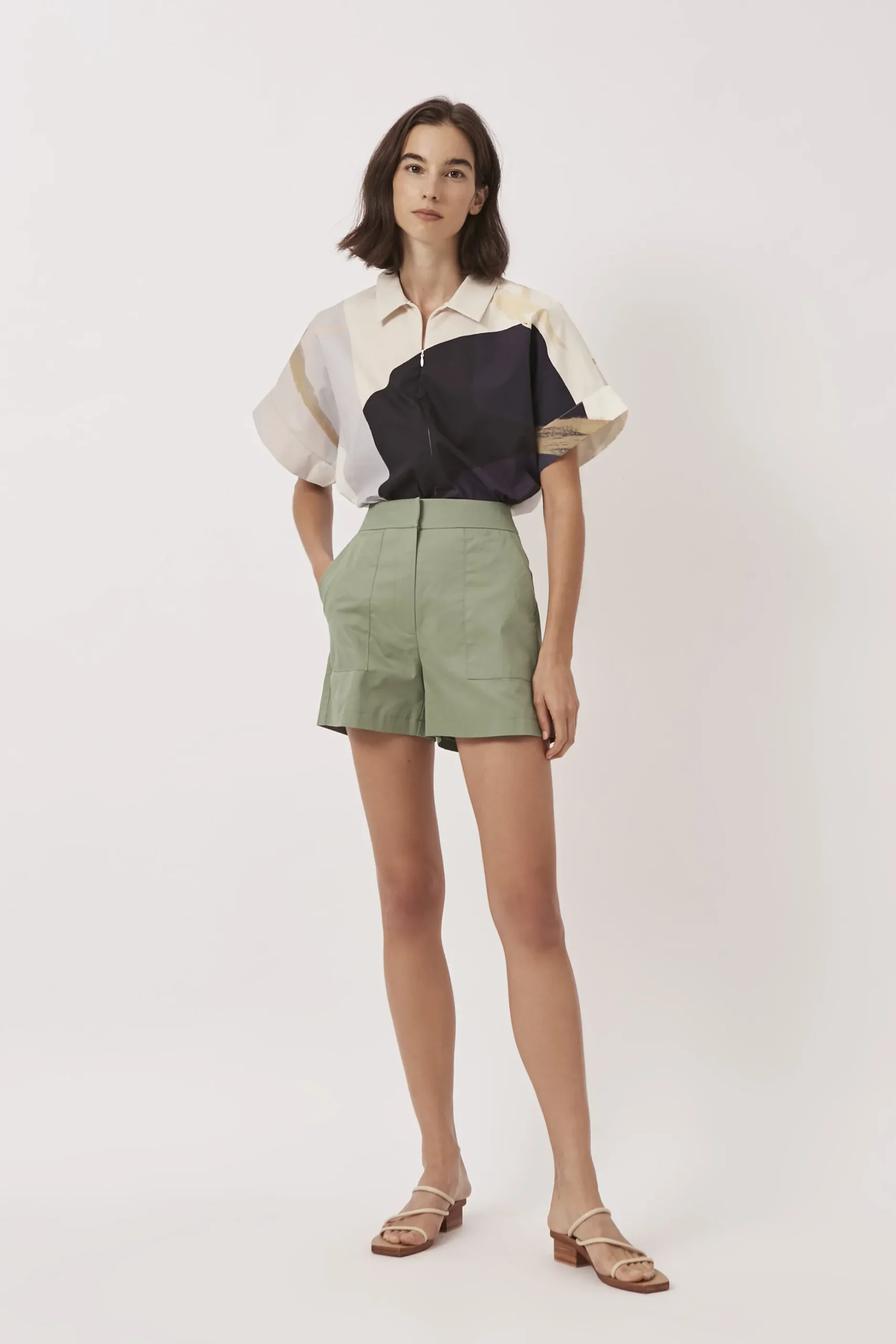 A Place To Be Relaxed Collared Shirt