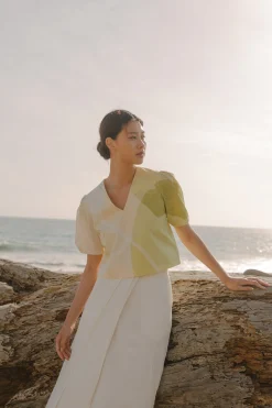 A Place To Be V-Neck Cotton Top