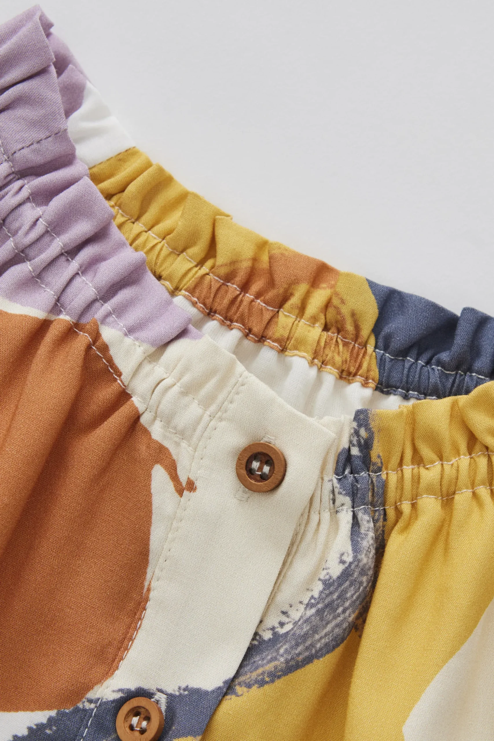 Al Fresco Gathered Rayon Top