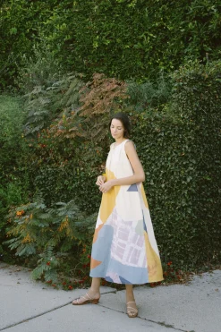 Al Fresco Linen Tent Dress