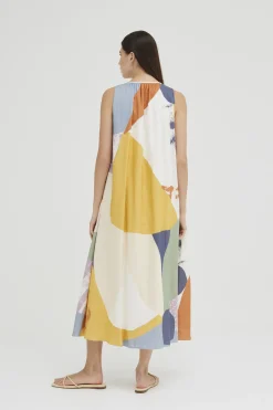 Al Fresco Linen Tent Dress
