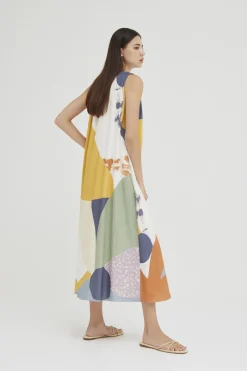 Al Fresco Linen Tent Dress