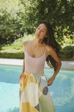 Al Fresco Organic Cotton Midi Skirt