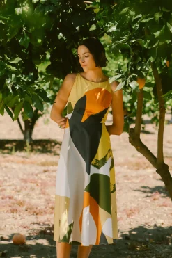 Al Fresco Organic Cotton Midi Dress