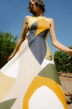 Al Fresco Organic Cotton Midi Dress