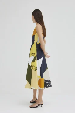 Al Fresco Organic Cotton Midi Dress