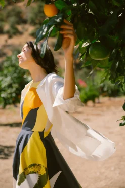 Al Fresco Organic Cotton Midi Dress