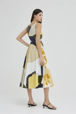 Al Fresco Organic Cotton Midi Dress