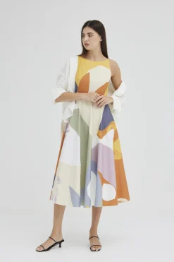 Al Fresco Organic Cotton Midi Dress