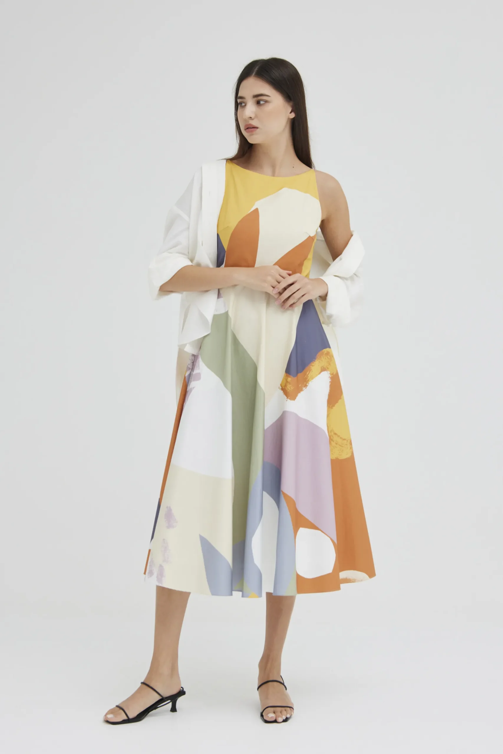 Al Fresco Organic Cotton Midi Dress