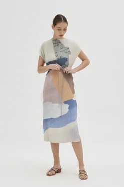 Analogue Pleated Kaftan