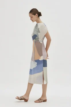 Analogue Pleated Kaftan