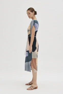 Analogue Pleated Kaftan