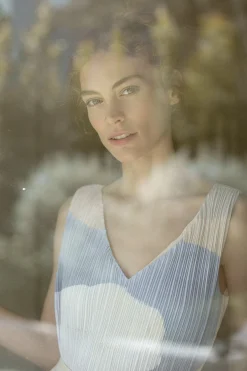 Analogue Pleated Shift Top