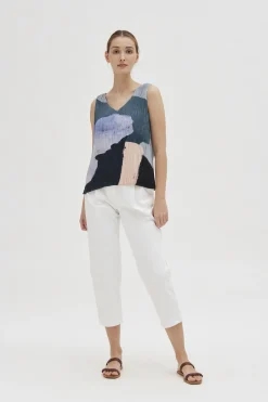 Analogue Pleated Shift Top