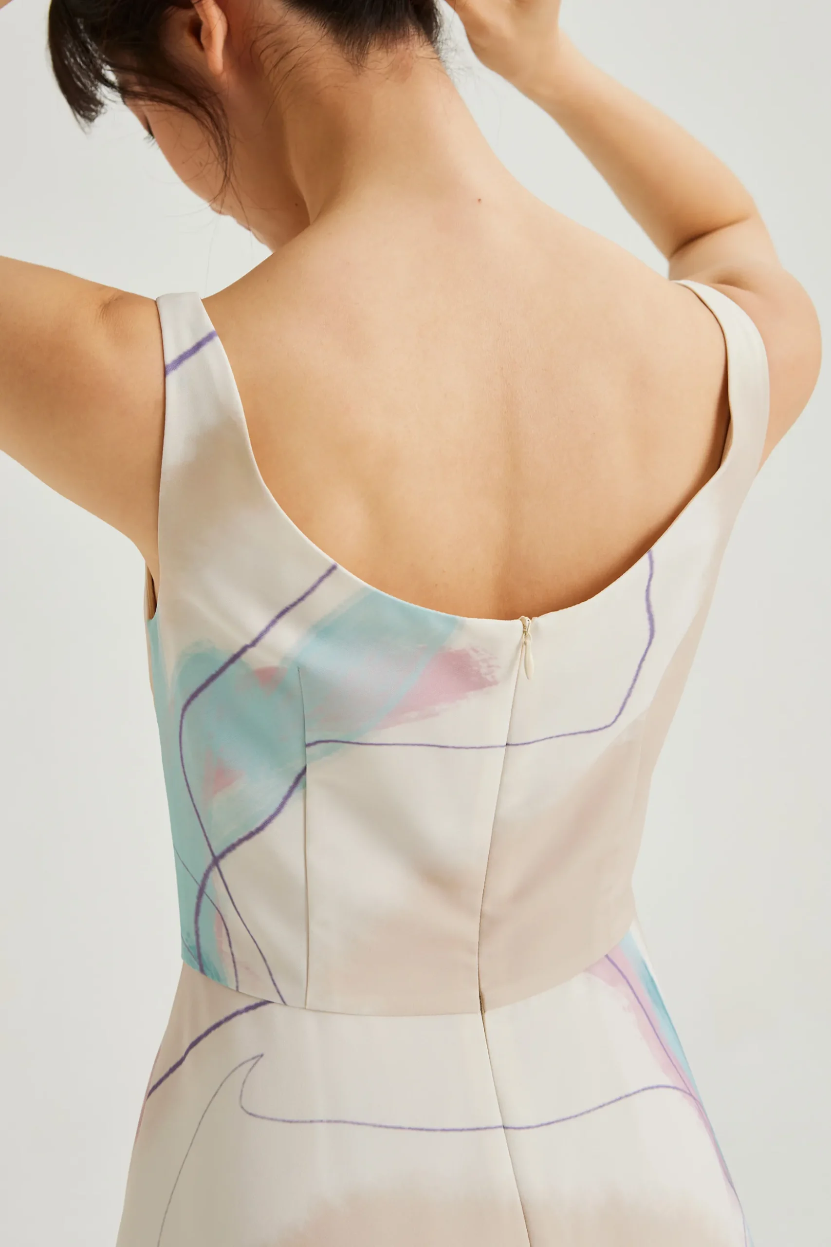 Atelier Boat-Neck Maxi Dress