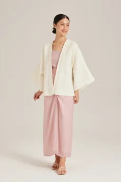 Beaded Open Cardigan