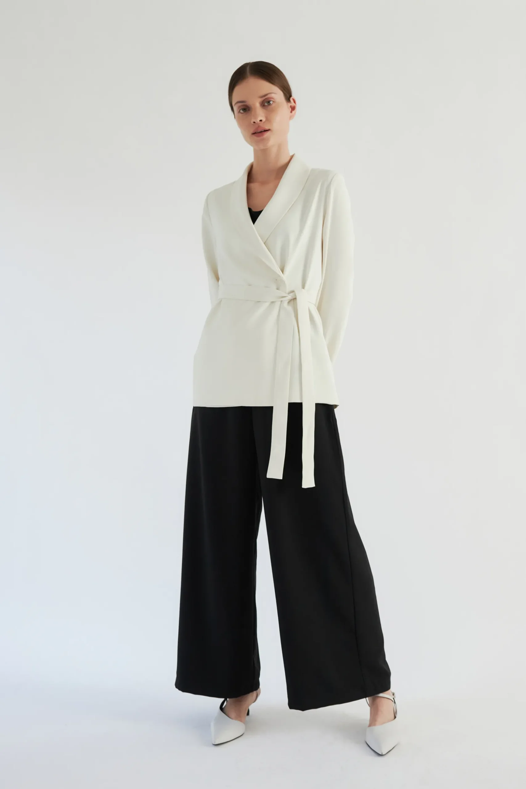 Belted Wrap Overshirt