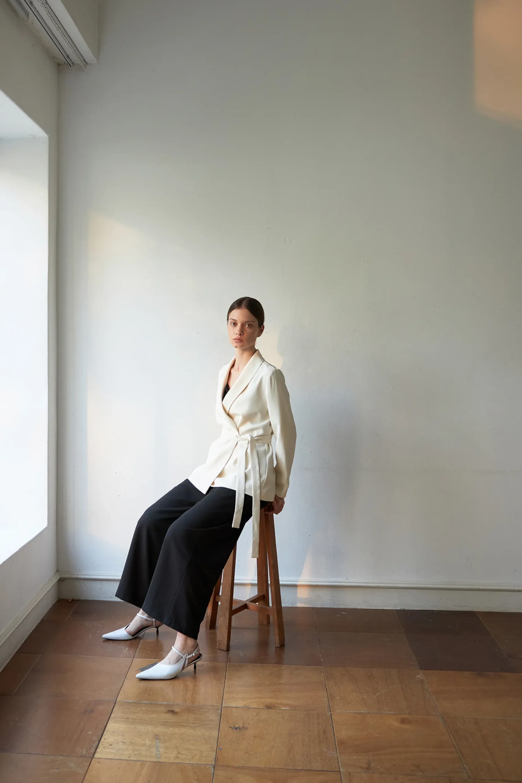Belted Wrap Overshirt