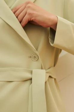 Belted Wrap Overshirt