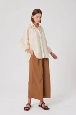 Billowy Puff-Sleeve Shirt