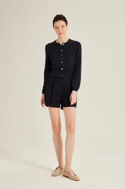Bouclé Knit Cardigan