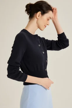 Bouclé Knit Cardigan