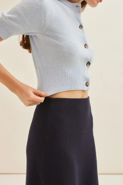 Bouclé Knit Top
