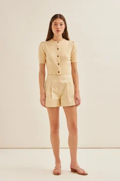 Bouclé Knit Top