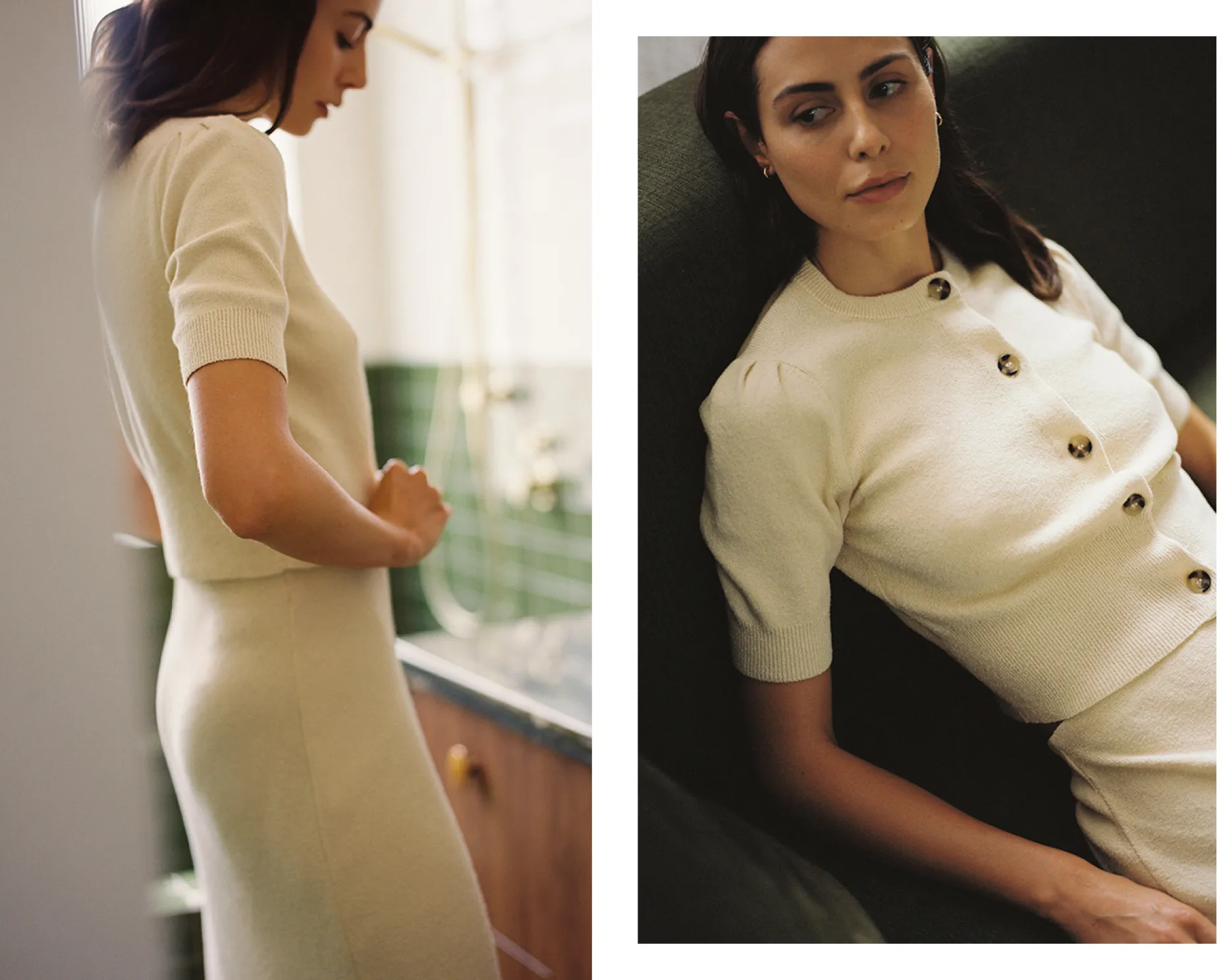 Bouclé Knit Top