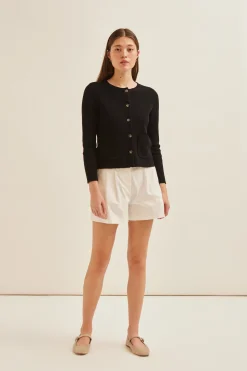 Boxy Bouclé Knit Cardigan
