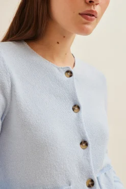 Boxy Bouclé Knit Cardigan