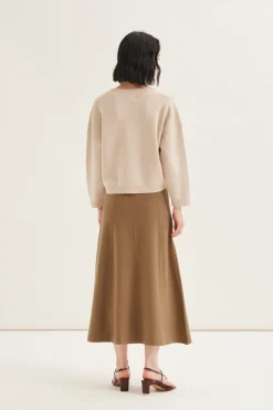 Boxy Jacquard Knit Cardigan