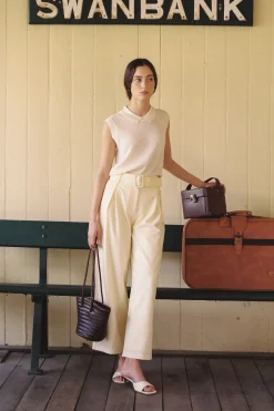 Boxy Silk Knit Vest