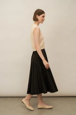Boxy Silk Knit Vest