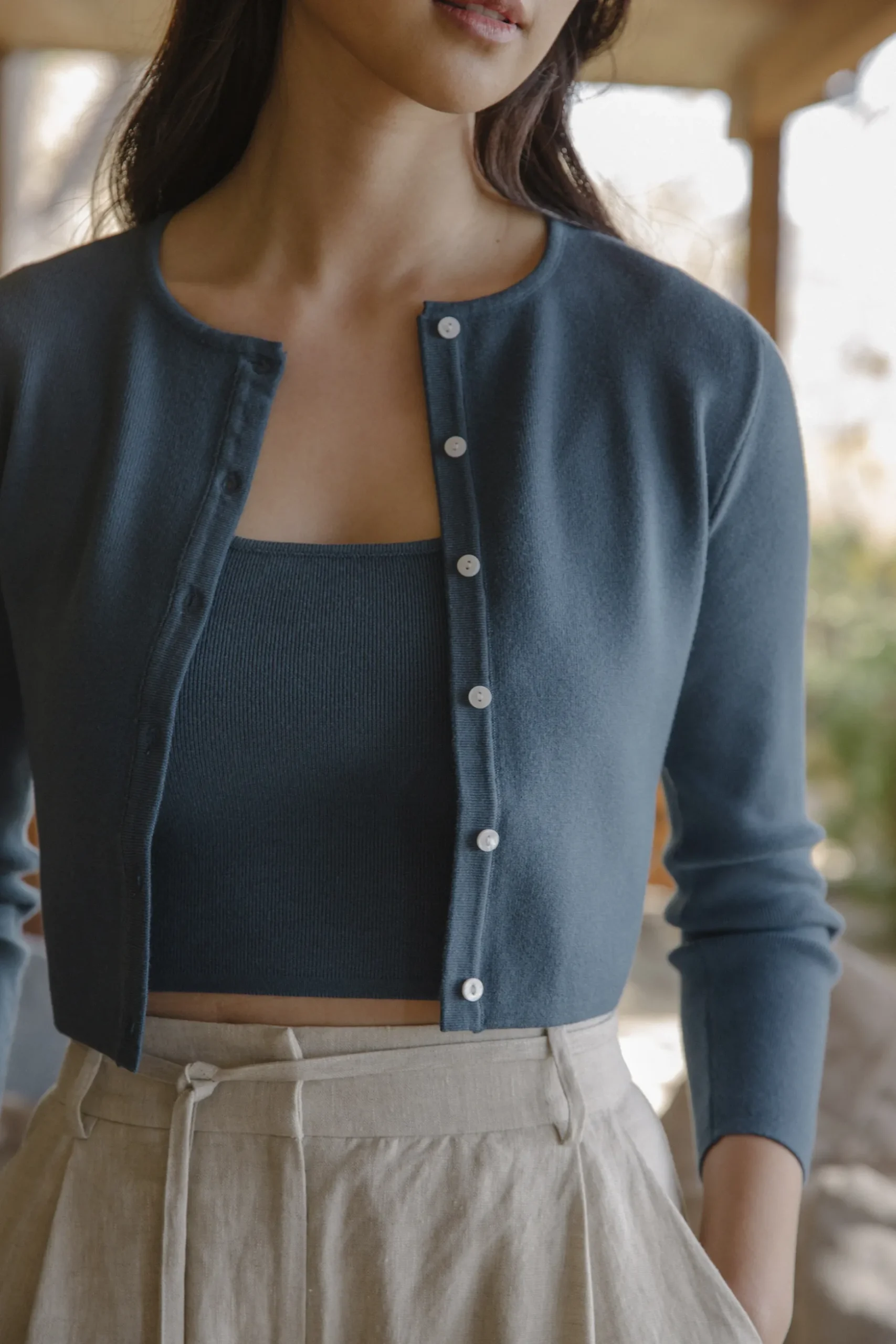 Button Knit Cardigan
