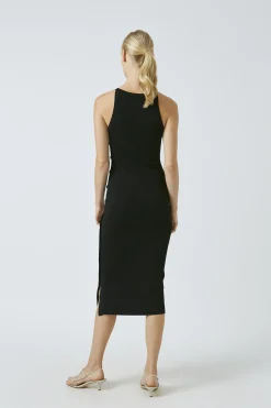 Button-Down Knit Midi