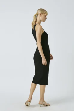Button-Down Knit Midi
