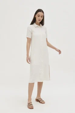 Button-Down Midi Dress