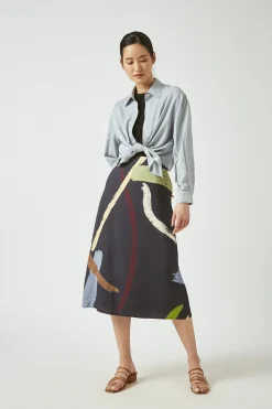 Button-Down Rayon Shirt