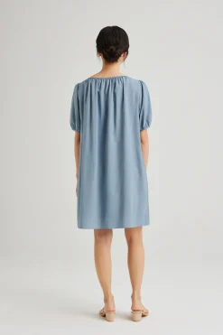 Calla Embroidered Shift Dress