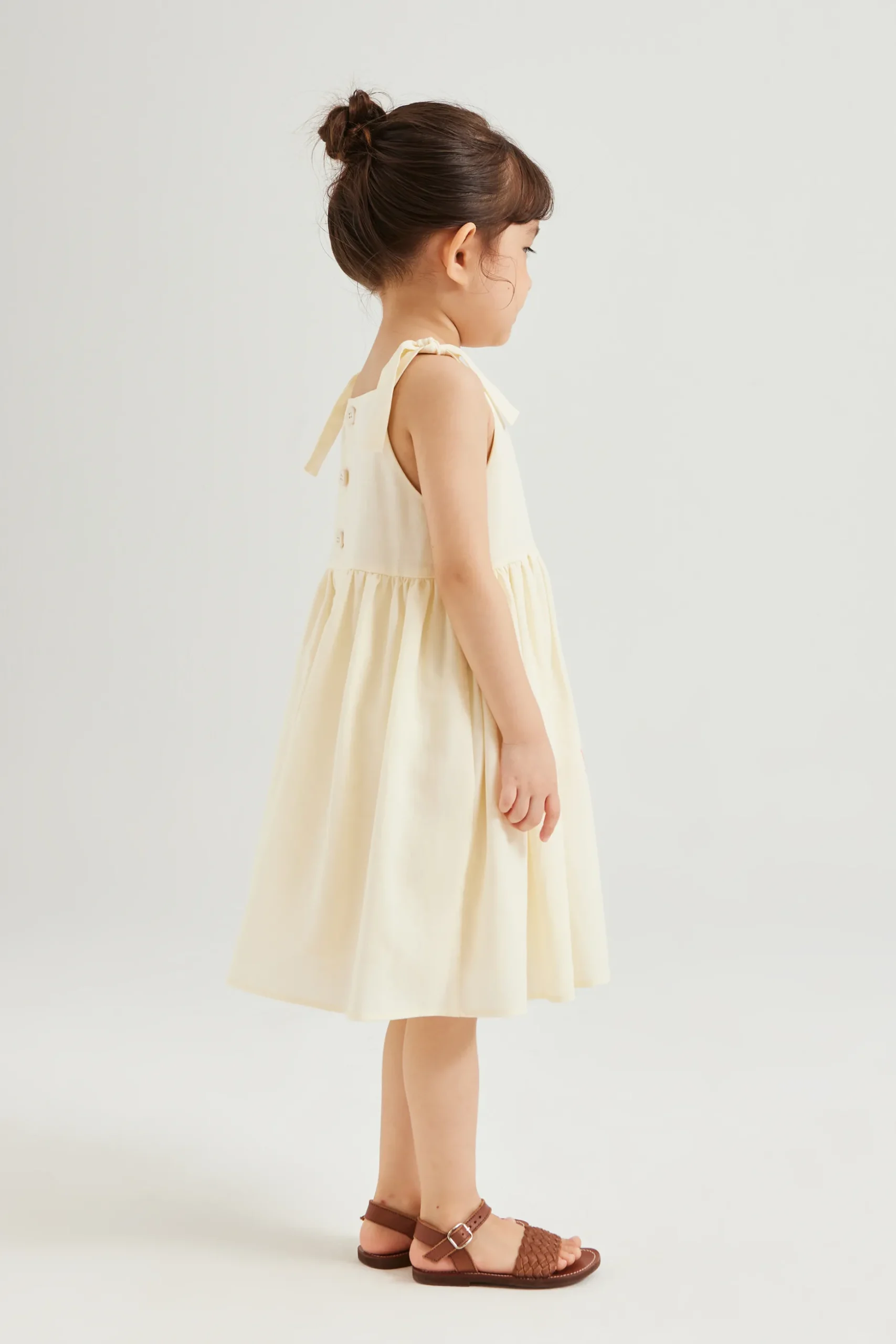 Calla Embroidered V-Neck Dress