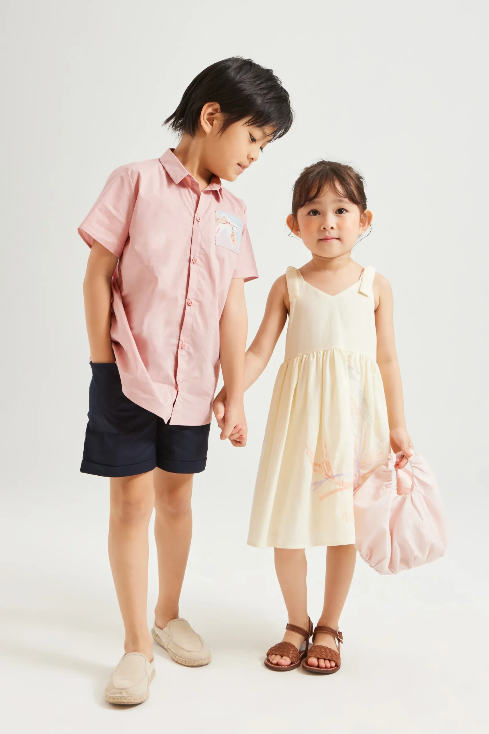 Calla Embroidered V-Neck Dress