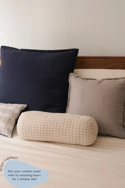 Checkered Mini Bolster Cover