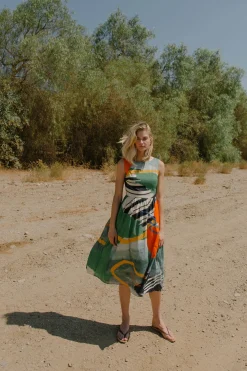Coast Low-Back Midi Dress