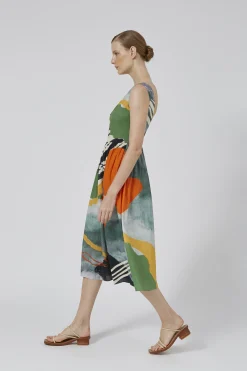 Coast Low-Back Midi Dress
