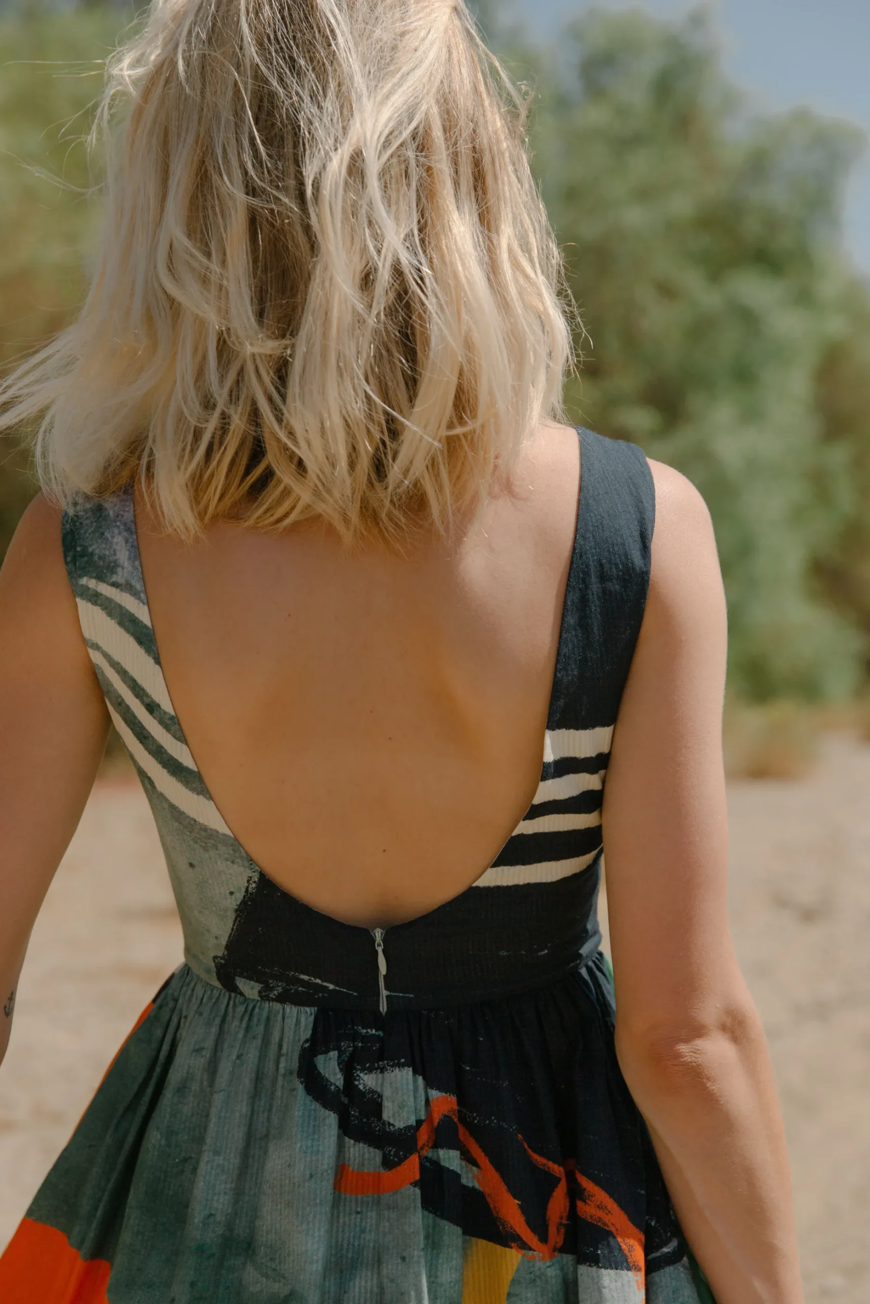 Coast Low-Back Midi Dress