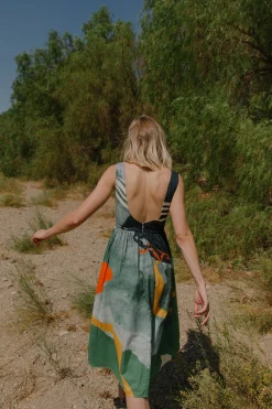 Coast Low-Back Midi Dress