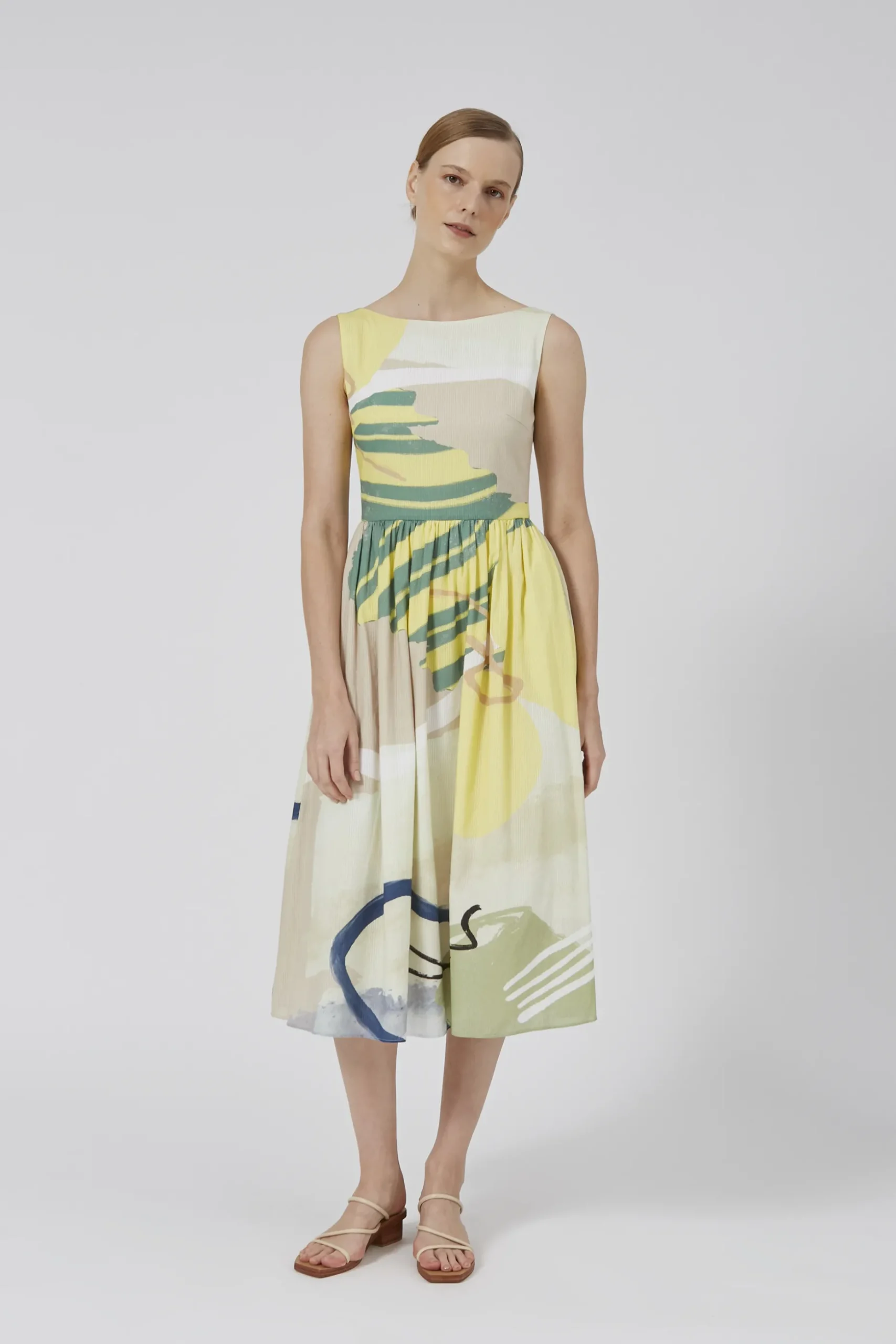 Coast Low-Back Midi Dress