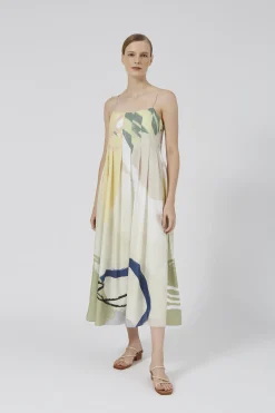 Coast Pleated Tent Dress